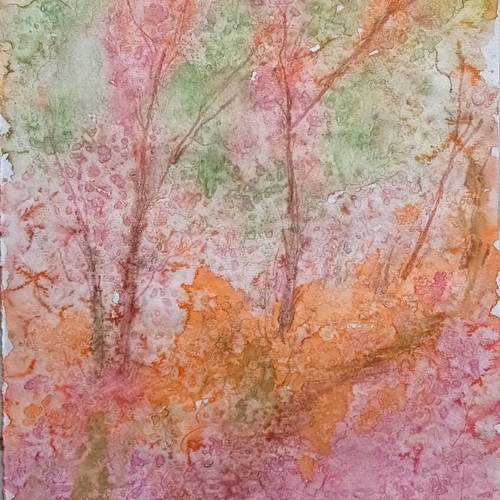 Watercolor on A4 paper new