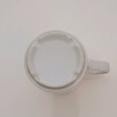 Syvota mug and ashtray used, porcelain