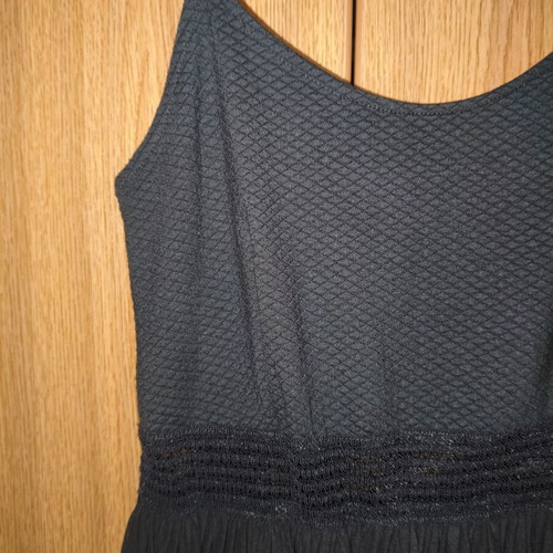Ale black midi dress with straps and tulle skirt like new, size M
