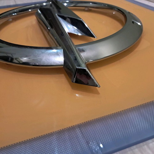 Opel glass dealership sign 60 cm like new