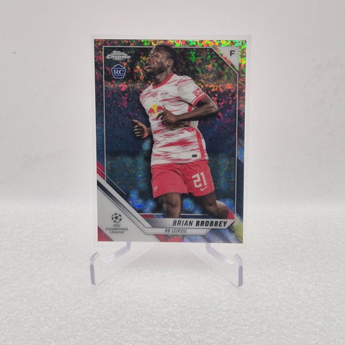2021 Topps Chrome UEFA Champions League Brian Brobbey #105 Rookie RC κάρτα μεταχειρισμένη