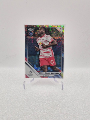 2021 Topps Chrome UEFA Champions League Brian Brobbey #105 Rookie RC κάρτα μεταχειρισμένη