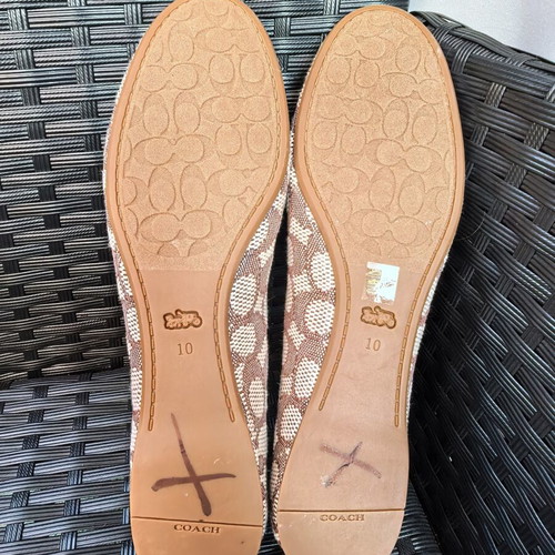 Coach Abigail ballerina flats size 40.5