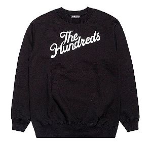 THE HUNDREDS Forever Slant - Crewneck Sweatshirt Μαύρο Large