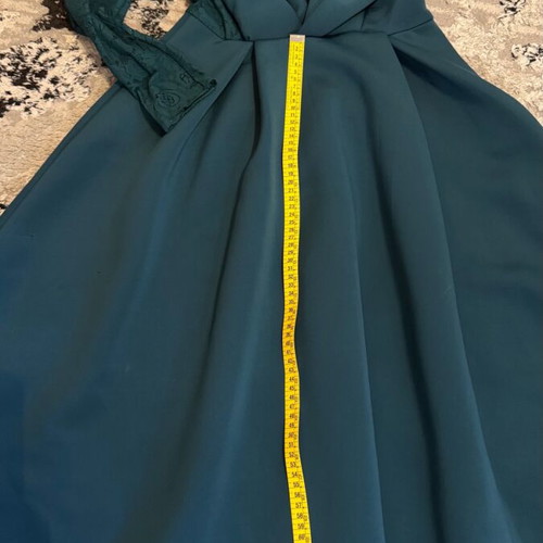 Dress size M like new, blue and green
