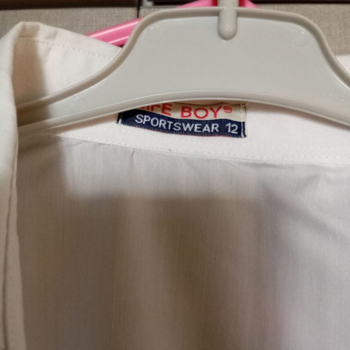White dress shirt for boy 12 years like new