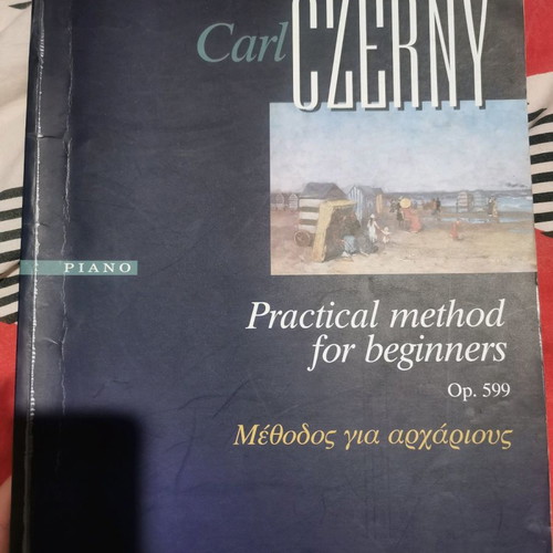 Carl Czerny method for beginners in excellent condition