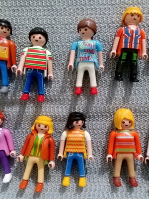 Playmobil μεταχειρισμένο, πακέτο με δέκα φιγούρες