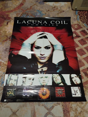 Lacuna Coil Comalies Επίσημο πόστερ σαν καινούργιο