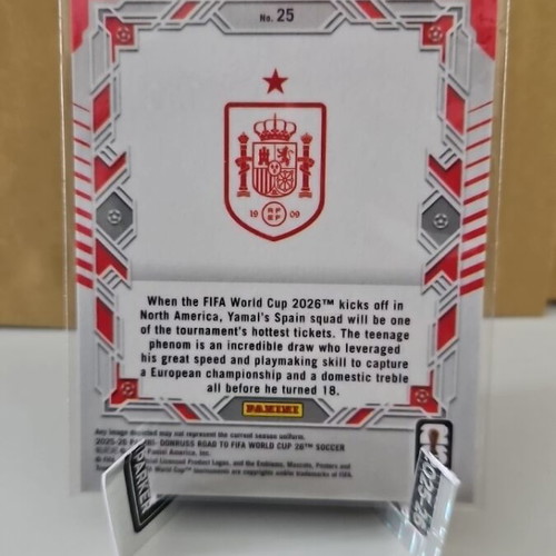 Donruss 2025-26 Lamine Yamal Elite Series FIFA World Cup Card