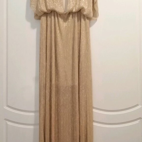 Gold dress one size new without label