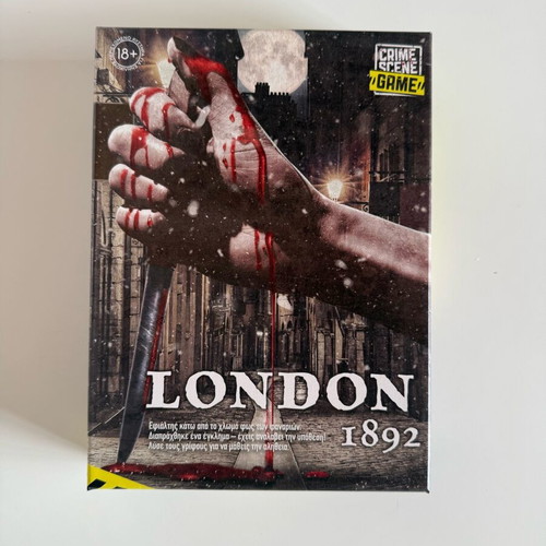 Exit: To Apagorevmeno Kastro and Crime Scene London 1892 board games like new