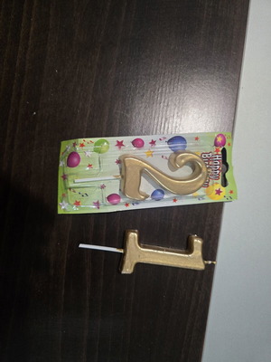 Candles like new, set of two