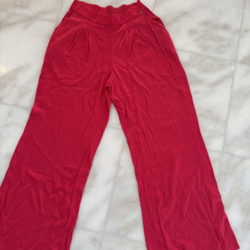Enzzo women's wide leg trousers magenta size L like new
