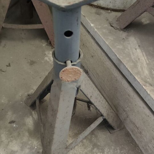 Vintage heavy-duty lifting tripods, set of 6, solid metal, 1960-1970