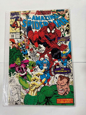 The Amazing Spider-Man #348 used comic