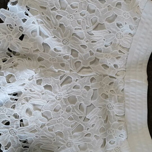 Celestino white shorts like new, lace small