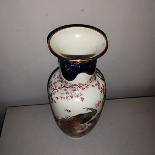 Σετ βάζο και τασάκι πορσελάνης Shibata Chinaware LTD. Japan μεταχειρισμένο