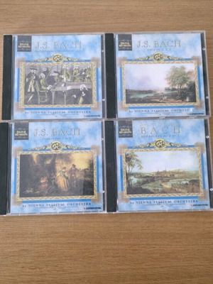 J.S. Bach 4 CD set used, Vienna Festival Orchestra, classical music
