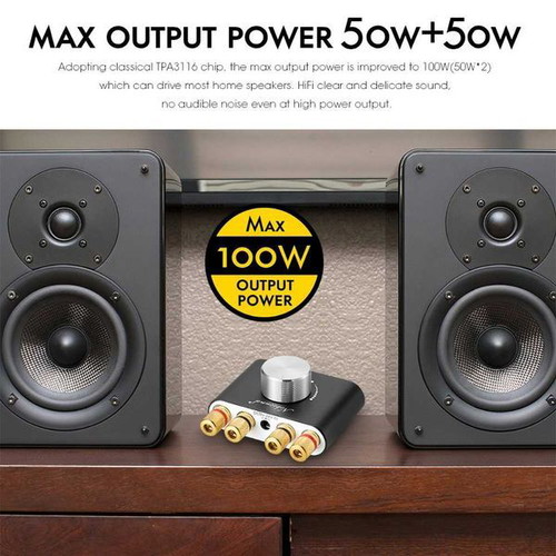 Nobsound NS-01G Pro Mini Bluetooth 5.0 Digital HiFi Audio Amplifier 50W+50W New