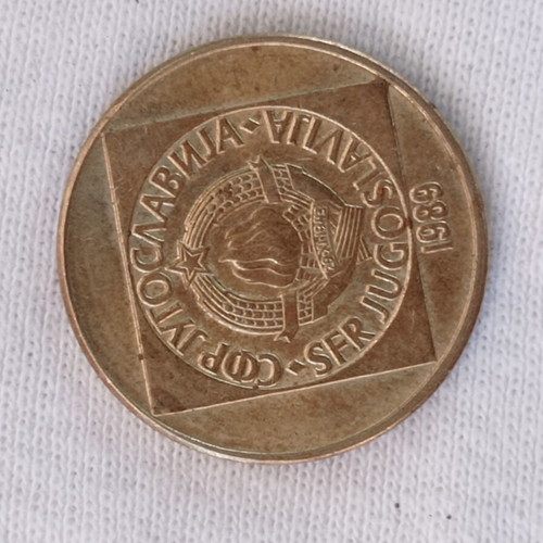 Yugoslavia 100 Dinar coin used