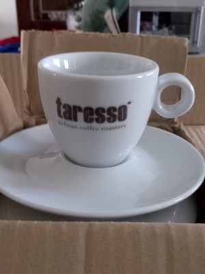 Πορσελάνινες κούπες espresso σετ 6 με πιατάκια καινούργιες στο κουτί