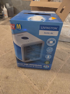 Livington Arctic Air Black φορητός κλιματιστικός ανεμιστήρας νέος
