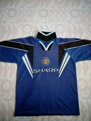 Детски екип Manchester United употребяван, син