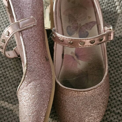 Ballerina shoes like new, size 29, glitter