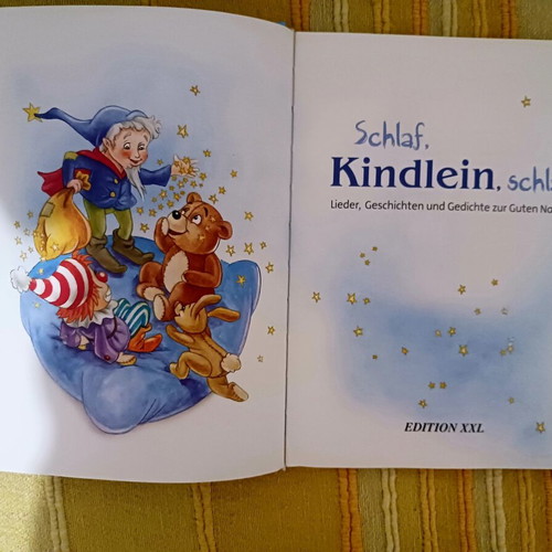 Schlaf Kindlein, schlaf German book of songs and poems