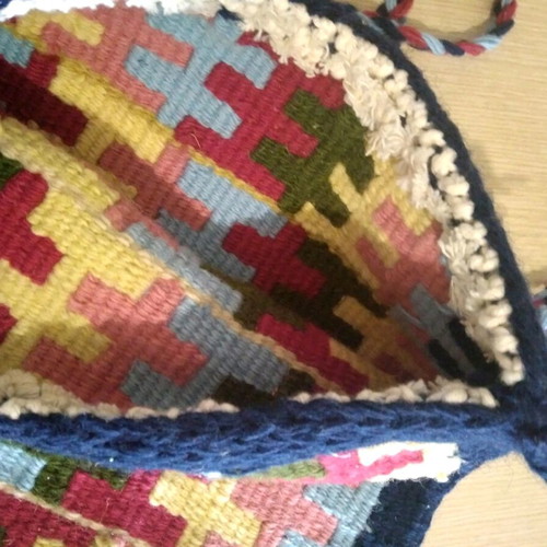 Handmade betel bag new with Tsakonian comb pattern