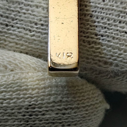 Gold cross 18K used, 6.29g, size 3.7x2cm