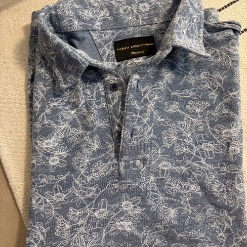 Polo shirt Tony Montana like new, blue turquoise, size M