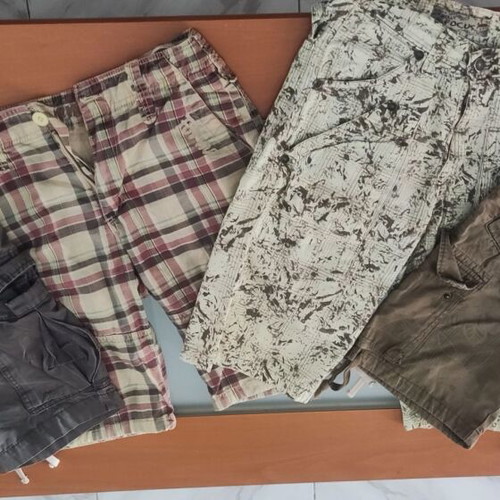 Βερμούδες εφηβικές ανδρικές μεταχειρισμένες, πακέτο 5 τεμαχίων