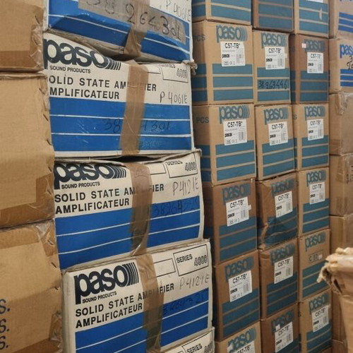 Stock of electronic items from large company in liquidation, 1,144,000 pieces