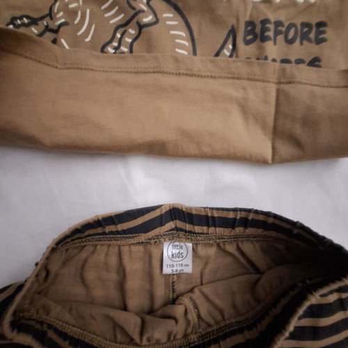 Cotton sleep set for boy, like new, size 5-6 years