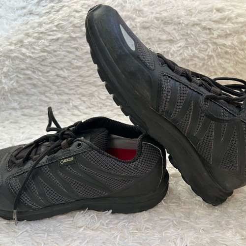 The North Face athletic shoes used, size 41, black, Gore-Tex