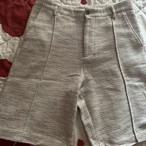 Zara men's shorts, white, size L
