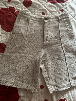 Zara men's shorts, white, size L