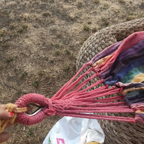 Knitted hammock from Mexico like new