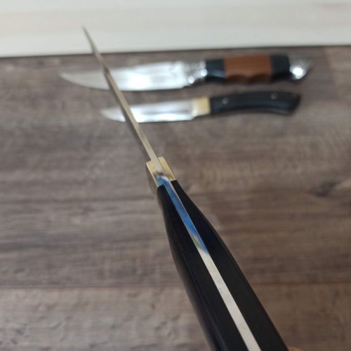 Russian knives new, set with Volk hunting knife and steel knives