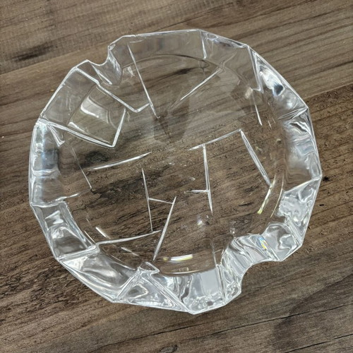 Crystal ashtray, decorative