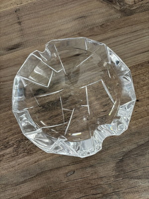 Crystal ashtray, decorative
