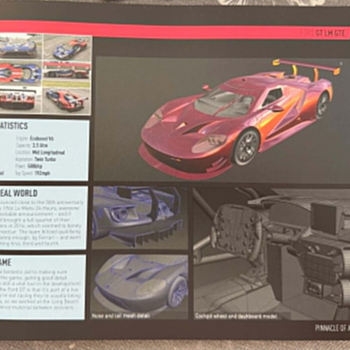 Project CARS 2 The Art Of Immersion hardback artbook like new