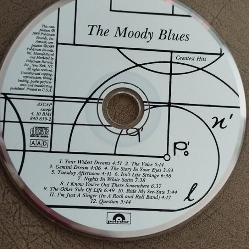The Moody Blues CD compilation used