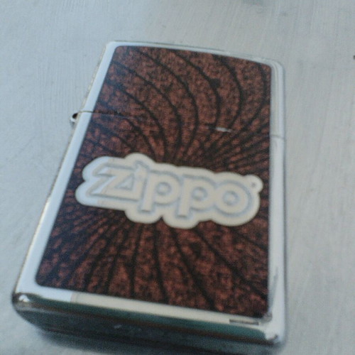 Zippo 2011 lighter with embossed design