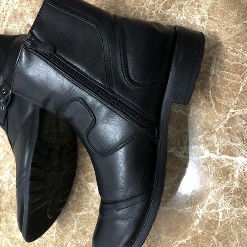 Il Mondo boots used, black leather, size 42