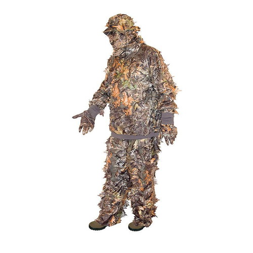 Aetos hunting camouflage set with forest leaf pattern XL new