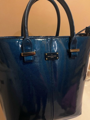 Pauls Boutique large shoulder bag like new, black-blue