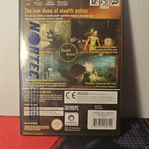 Tom Clancy's Splinter Cell Pandora Tomorrow Nintendo GameCube new